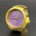 Kiss Jewelry Women Men Vintage Classic Finger Watch Rings Punk Stretchy Strap Quartz Watches Clock Ring Hip-hop anillos 2023