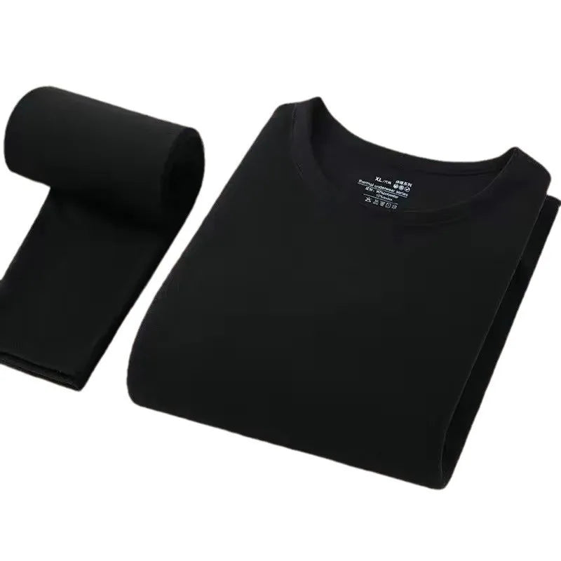 Man Winter Thermal Underwear Set Face Sanding Double Warmth Slim Body High Elasticity Comfortable Breathable Underwear for Men