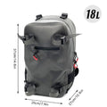 Fishing Backpack Portable Gear Bag with Rod Holder - View 9 | SAMAG