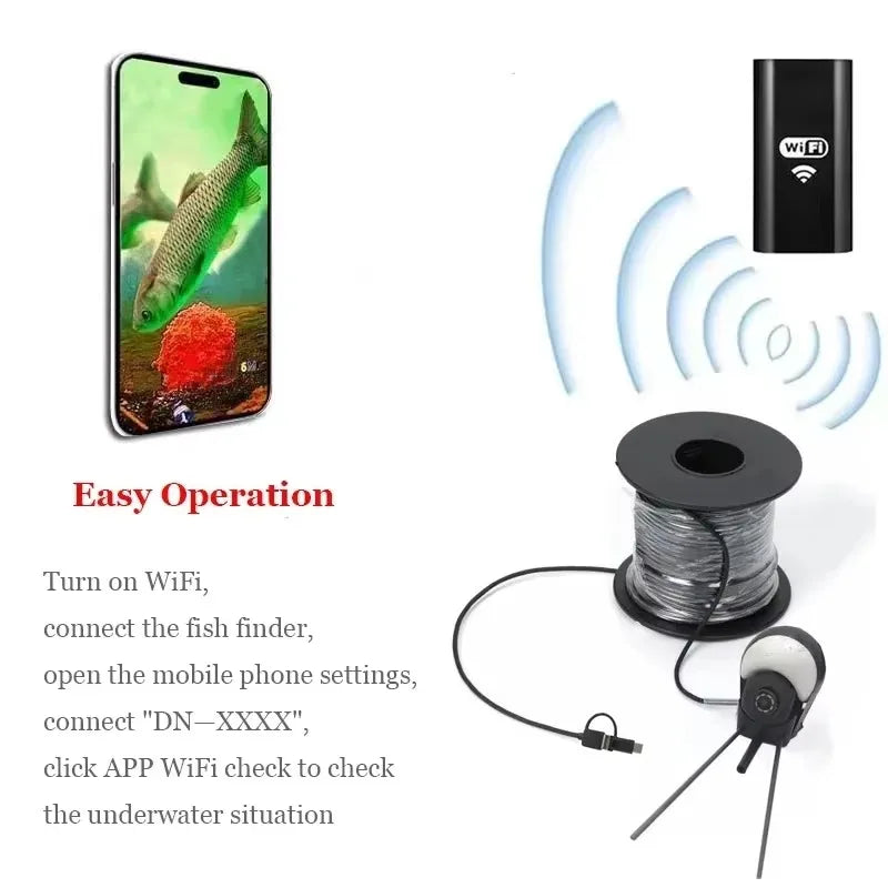 Wireless Fish Finders with Float and Anchor Hook | SAMAG