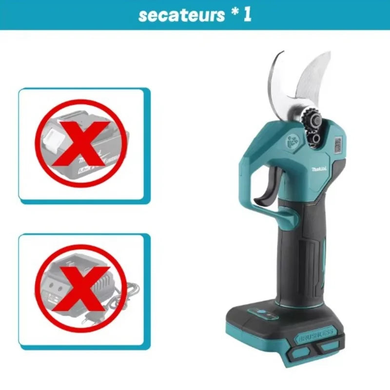 Makita MPP569 45MM Brushless Electric Pruning Shears Tree Bonsai Pruner Branches Cutter Power Tool - View 7 | SAMAG