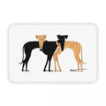 Greyhound Dog Bath Mat Head Rest Brindle Hound Doormat Kitchen Carpet Entrance Door Rug Home Decor