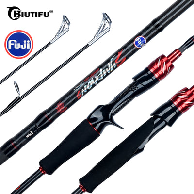 BIUTIFU Carbon Fishing Rod for Travelers - Fuji Lure | SAMAG