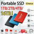 Large Capacity External Hard Drive Portable Hard Disk Ultra Slim Design Storage Device for Daily Use