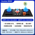 Three-burner gas stove embedded household natural gas multi-burner three-burner stove tempered glass stove
