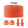 1 Pair Elastic Shoelaces Kit with Push Button Lock Stretch No Tie Shoe Laces for Running Sneakers Sports Shoes Adults Kids