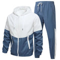 Men's Tracksuit Clothing Set Zipper Hoodie Sweatpants 2 Piece Hooded Long Sleeve Sportswear Sweatshirt Suits - View 8 | SAMAG