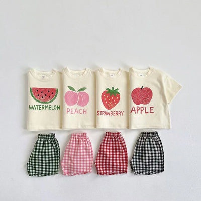 Fruit Pattern T - shirt Children's Clothes Summer Fashion | SAMAG