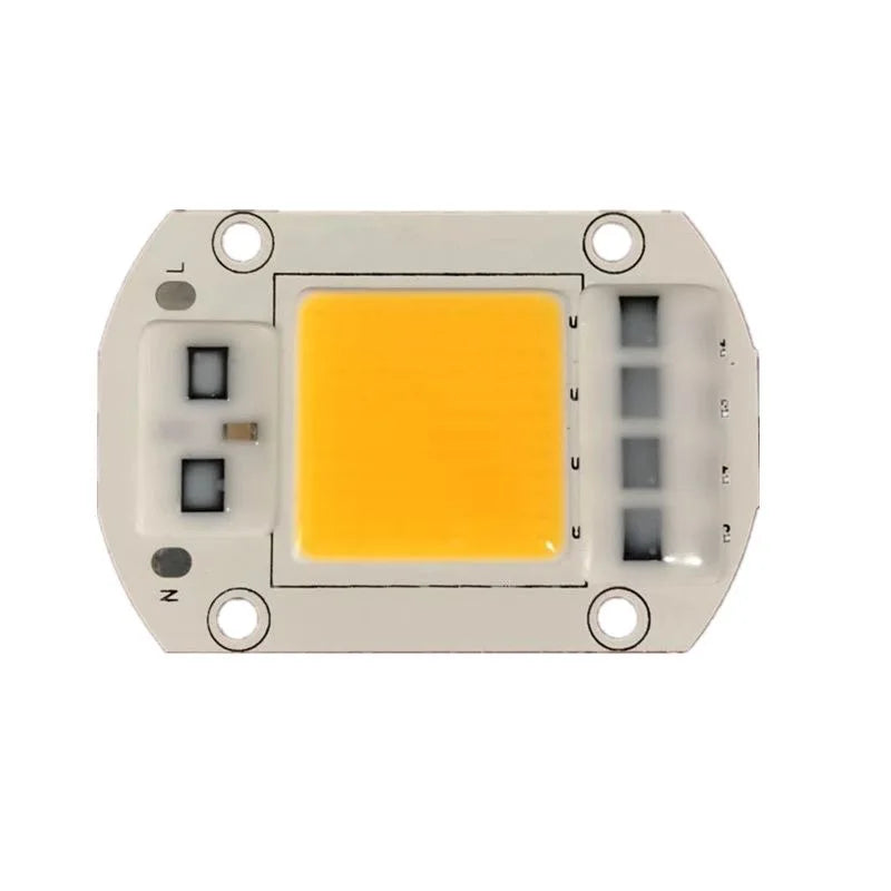 1-20PCS LED COB Hight Power 50W AC 220V Red Blue Green Lamp Chip Smart IC Fit For DIY Driverless Integrated Driver Flood Light