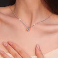Andara Luxury 925 Sterling Silver AAAAA Zircon Pendant Necklace Fashion Italian Women Jewelry - Visuel 3 | SAMAG