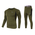 Thermal Underwear Men Winter Fleece Warm Tights Compression Quick Drying Thermo Lingerie Set Long Johns Man Camouflage Clothing