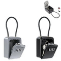 Key Lock Box 4 Digit Combination Safe Waterproof Storage with Removable Chain Security Anti - theft | SAMAG