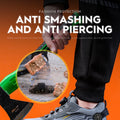 Indestructible Steel Toe Protective Safety Shoes Slip Resistant Abrasion Resistant Work Shoes Men Tough Comfortable Sneaker ﻿