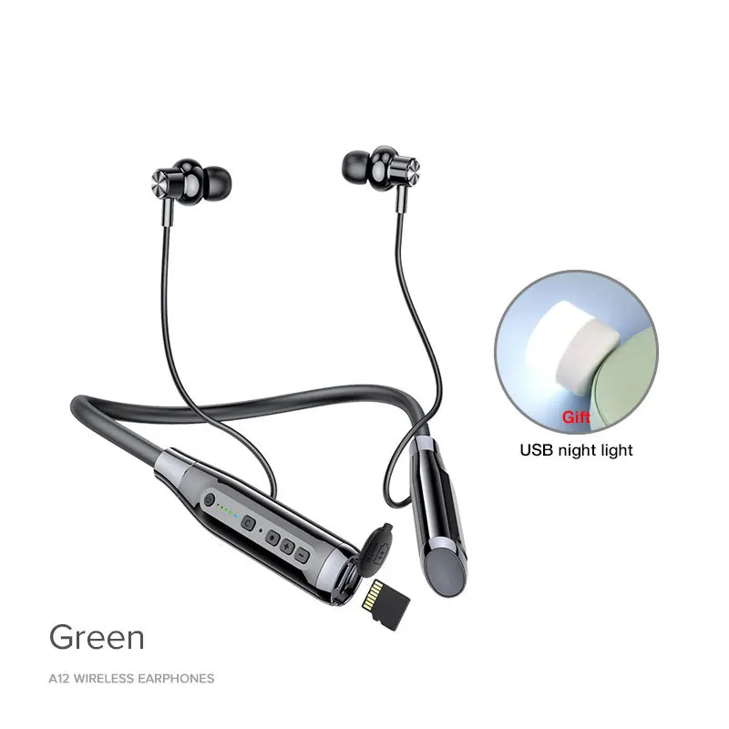 EARDECO 100 Hours Endurance Wireless Headphones Bass In-ear Bluetooth Headphone Earphone Music Sport Earbuds with Mic Stereo