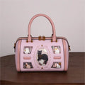 2026 new autumn and winter high-end texture handbag, niche design, fashionable rivets, Boston pillow bag, crossbody bag