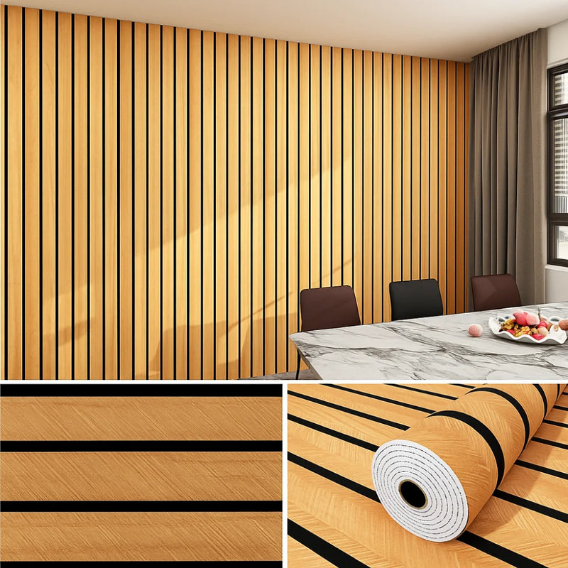 Waterproof Wall Stickers Moisture-proof 3/5/10m Length Foam Wall Stickers Thick Foam Peel and Stick Self-adhesive Wallpaper
