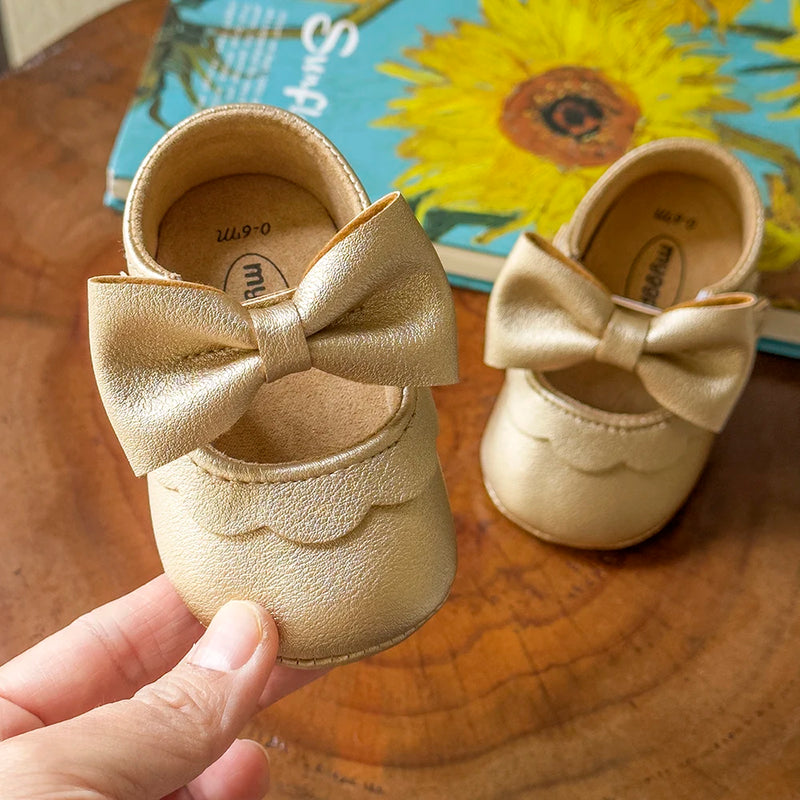 Baby Casual Shoes Infant Toddler Bowknot Non - slip Rubber - View 11 | SAMAG