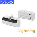 VIVO 50000mAh Capsule Power Bank 22.5W Fast Charging Powerbank LED Digital Display Portable External Battery For iPhone Samsung