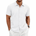 European and American Men's Casual Jacquard Shirt Summer | SAMAG