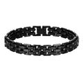 Vnox Stylish Strap Chain Bracelets for Men Gift Jewelry, 10.7MM Wide Stainless Steel Links Wristband - Visuel 10 | SAMAG