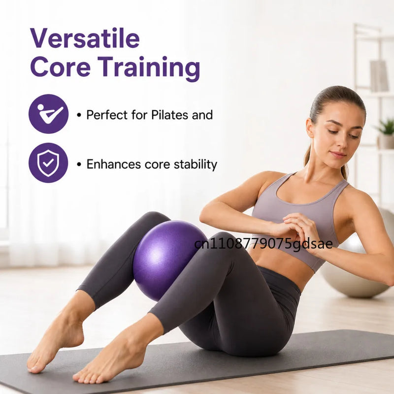 25cm Mini Yoga Ball Fitness Pilates Reduce Fat Ball Thick Explosion-proof PVC Non Slip Gym Home Training Workout Exercise Ball