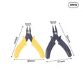 Jewelry Crimping Pliers For Making Tips Tool Tweezers Crimp Nose Pliers Jump Rings & Split Rings Double Rings Diy Accessories