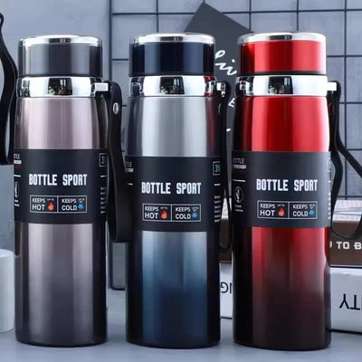 1L Thermal Water Bottle Vacuum Flasks Stainless Steel | SAMAG