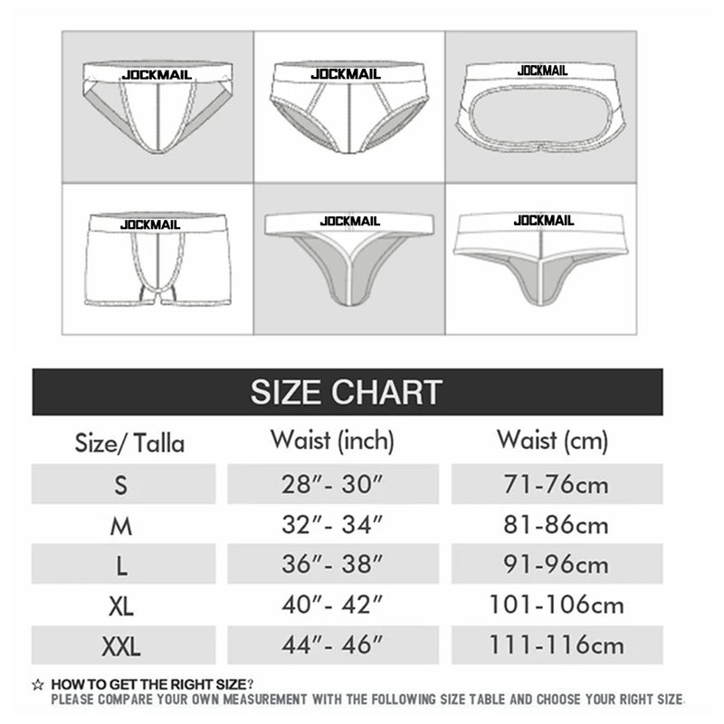 JOCKMAIL Brand New Briefs Cotton Men Underwear Men Underpants U Convex Pouch Male Underwear Men Sexy Briefs Male Panties