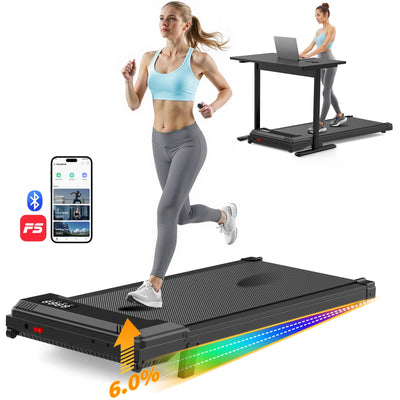 Electric Walking Pad Under Desk Foldable Treadmill LED | SAMAG