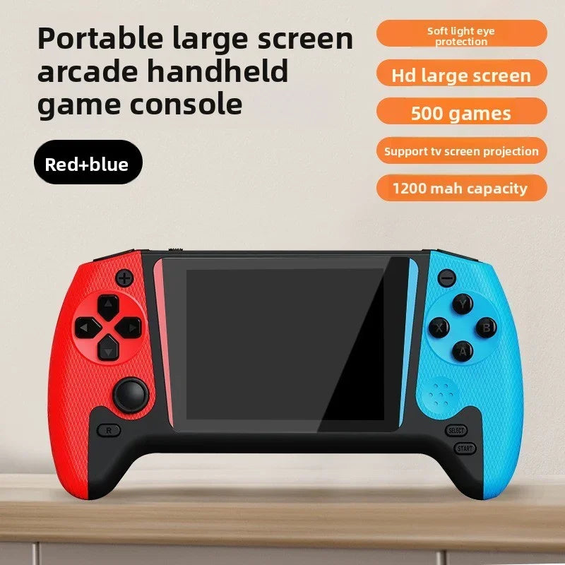 New 3000 Games X9 Handheld Video Game Console 5.5inch Screen Retro Video Game Player Built in 10 Emulators Support NES GBA GBC
