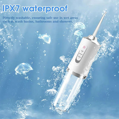 Smart Electric Oral Irrigator w/4 Jet Tips and 3 Modes | SAMAG