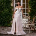 Customized Bohemian Lace Wedding Dresses Sexy Off | SAMAG