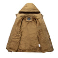 Men's Casual Winter Thick Warm Parkas Windproof Overcoats Male Military Wool Liner Hooded Down Jackets Outdoors Long Coats