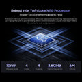 Blackview Laptop AceBook 6, Laptops Computer for Business Student, Quad-Core N150,16GB DDR4 512GB SSD, 15.6” FHD IPS Screen