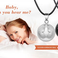 Eudora Harmony Ball Pendant Necklace Pregnancy Chime Ball Mexcian Bola Pendants Wishing Balls Fine Jewelry for Women Best Gift
