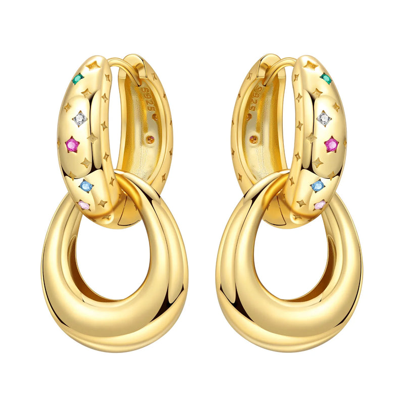 Original S925 Sterling Silver Zircon 18K Gold Lining | SAMAG