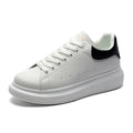 Men's breathable lightweight white shoes spring summer soft-sole comfort walking casual shoes fashion student sports baord shoes