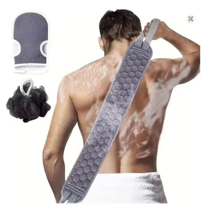 Shower Exfoliating Back Scrubber Bath Belt Towel Ball | SAMAG