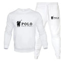 Men's autumn and winter sets of round - neck sweatshirts and jogging pants, and fashion, outdoor fitness - View 10 | SAMAG