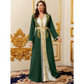 Muslim Sets Women Party Dresses Jalabiya Robe Embroidery | SAMAG