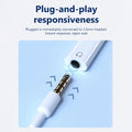 NNBILI Type C To 3.5mm Earphone Adapter 3.5 Jack USB C Audio Converter for iPhone 15 Samsung USB C to 3.5mm Headphone Connector