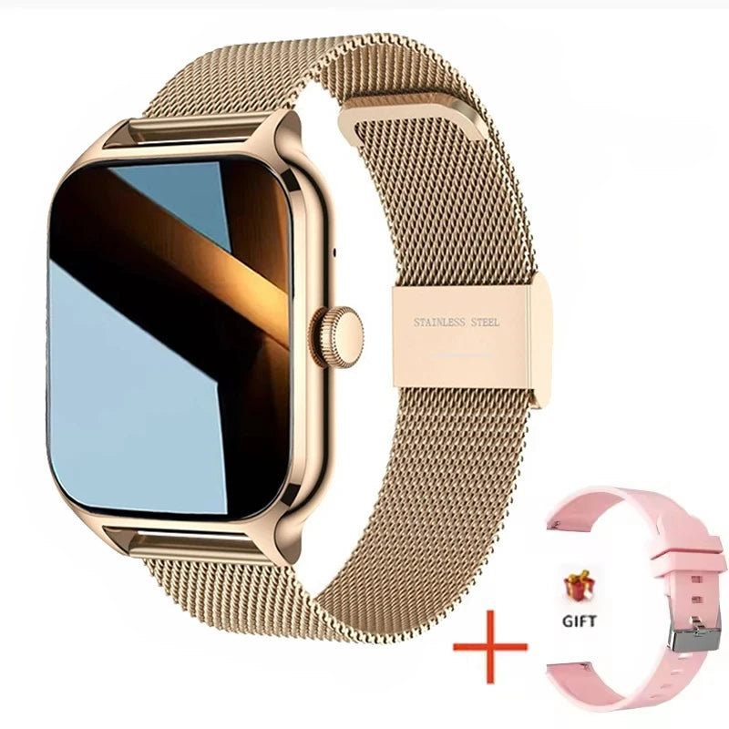 2025 Smart Watch Android IOS Phone 2.01 Inch Color Screen Bluetooth Answer Call Fitness Watches Tracker Smartwatch Women Men