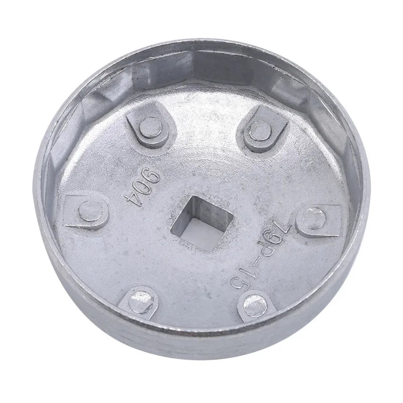 Wrench Auto Tool 1/2 Square Drive 65mm 67mm 74mm 79mm End Cap Oil Filter Wrench Auto Hand Tools Remover Tool For