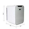 20L Double Door Compact Refrigerator Energy Star Mini Fridge with Freezer Temperature Settable