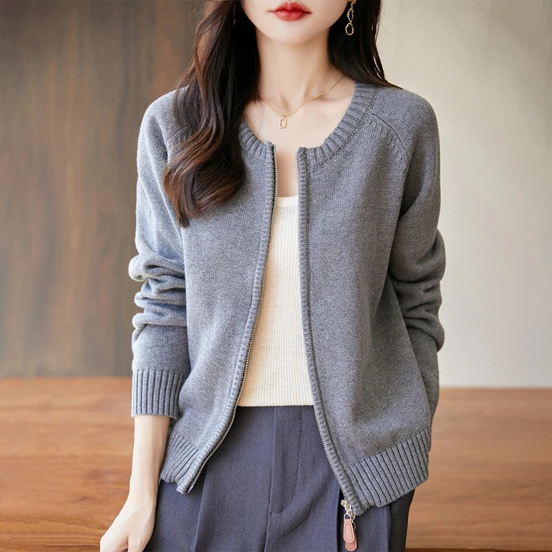 Autumn and Winter New 100 Pure Cotton Sweater Women's - View 4 | SAMAG