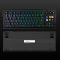 MRSVI K1 PRO Visual LCD AI Keyboard 80% Gaming Mechanical Keyboard Macro Red Axis Wired Detachable Cable RGB Backlight Hot Swap