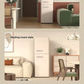 refrigerator retro single door double door small household kitchen refrigerated and frozen mini