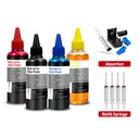 Printer Refill Dye Ink Kit for HP 305 303 302 Ink Cartridges CISS Compatible for HP Canon Epson OfficeJet Deskjet Printers