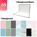 42x30cm Photography Backdrop Board 7 Pcs 2 Sided Photo Background Set 14 Wood Grain Studio Waterproof Product Photographic Props