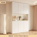 Y Sideboard Kitchen Hutch Cabinet Pantry Freestanding Buffet with Holder Power Outlet Glass Drawers Cupboard Microwave